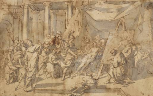 Apelles Painting Kampaspe