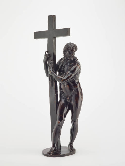 The risen Christ with cross