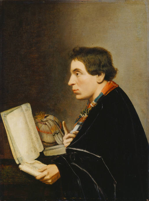 An Oriental Scholar, Half-figure Facing Left