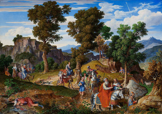 Serpentara Landscape with the Procession of the Magi