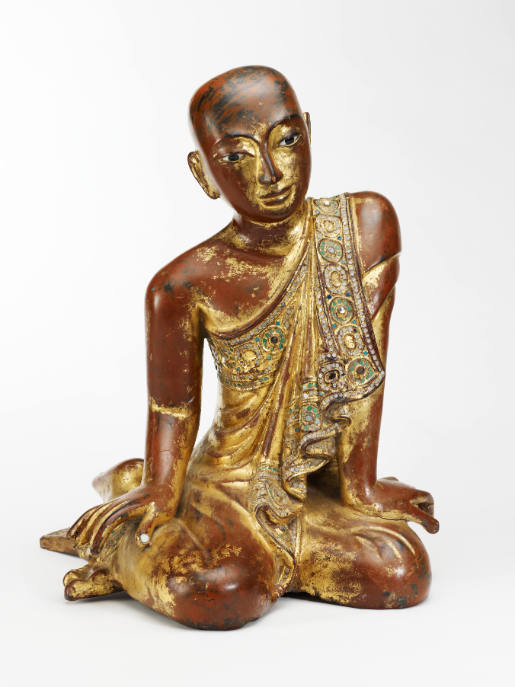 Seated Buddhist monk
