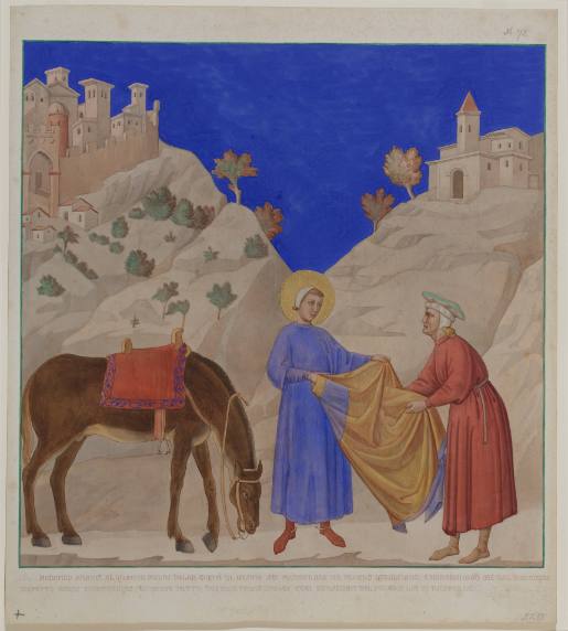 St. Francis gives away his coat