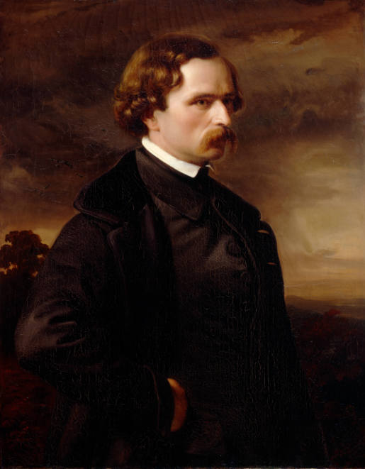 Portrait of Carl Friedrich Lessing – Half Figure Turning Right, his Right Hand Resting on his Hip