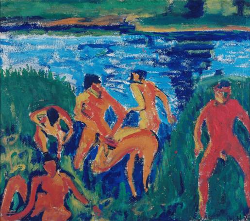Bathers in the Reed
