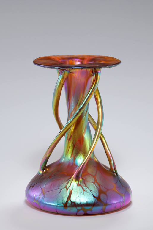 Vase with decorative handles