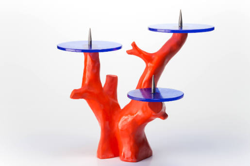 Branched candleholder "Trapani" (drill)