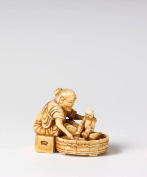 Netsuke, The first bath