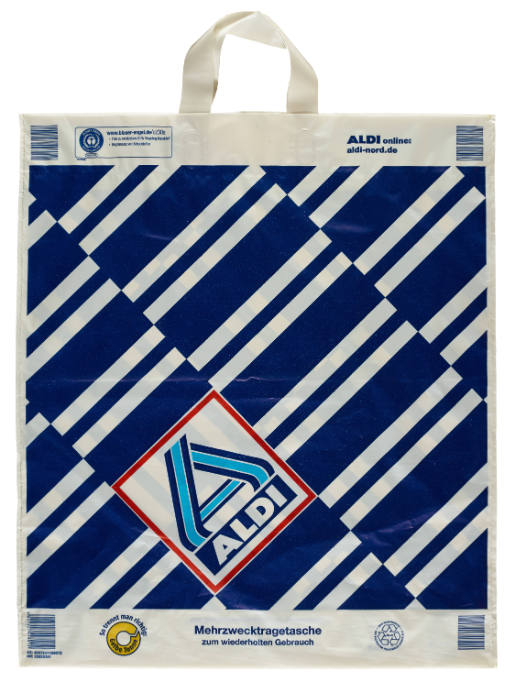 Plastic bag from the discounter Aldi Nord
