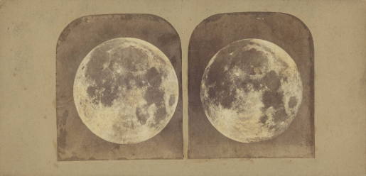 Stereograph of the Moon