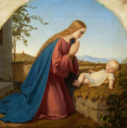 Maria Adoring the Child