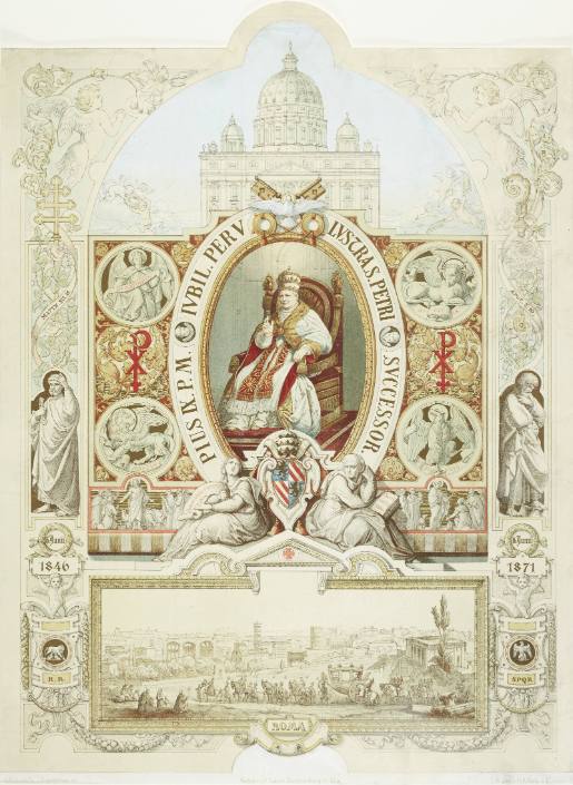 Pius IX. p. m. iubil. per lustra S. Petri sucessor / 1846–1871