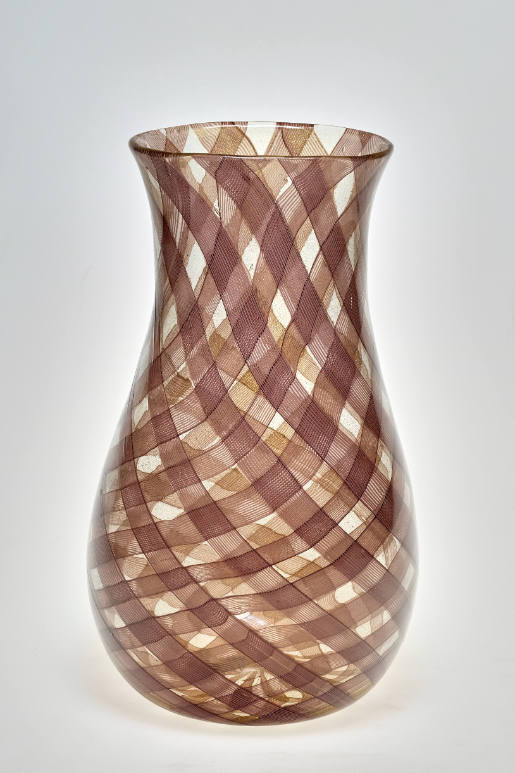 Violet "filigrana" vase