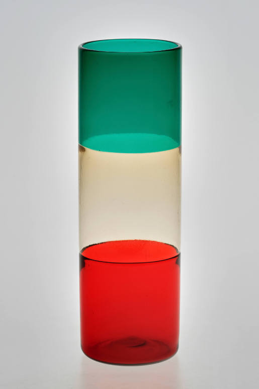 Cylindrical vase "a doppio incalmo"