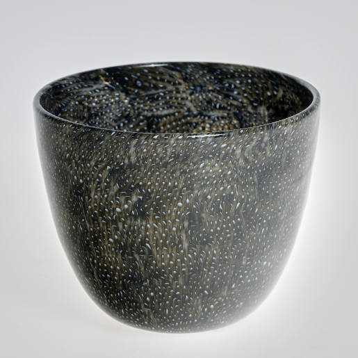 Mosaic glass bowl "a faraona" (guinea fowl)