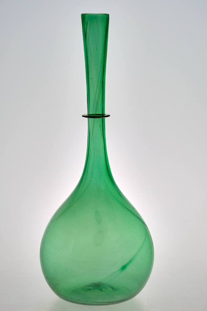 Grüne Flaschenvase