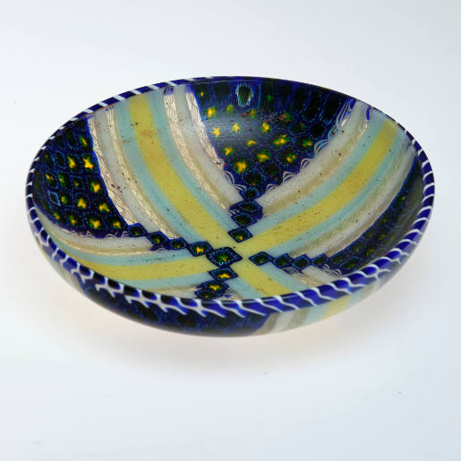 Mosaic glass bowl