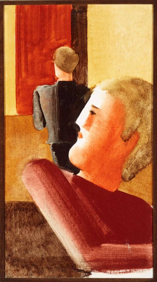 Two Figures in Brown