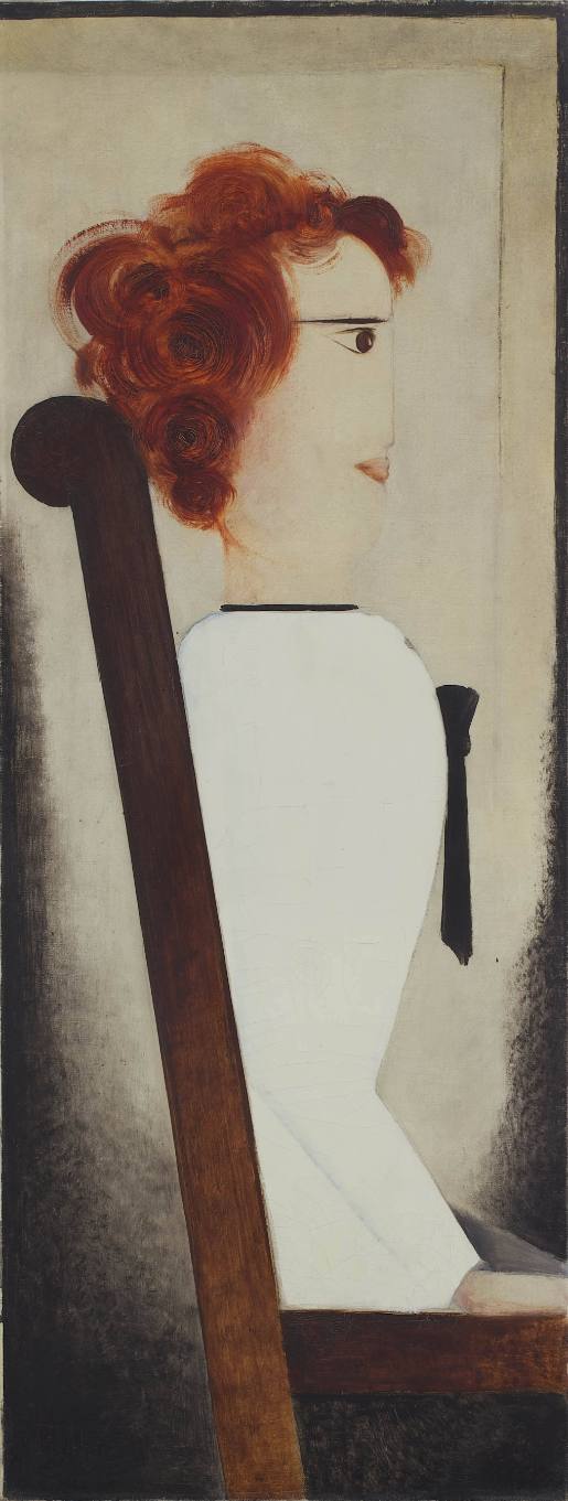 Seated Female in White