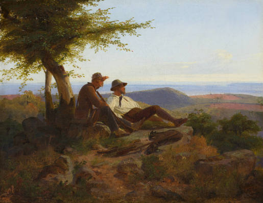 Two Hunters (Lessing and Schirmer Resting)