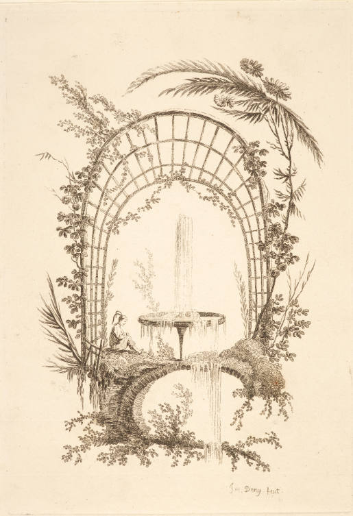 Series of six Chinese fountains