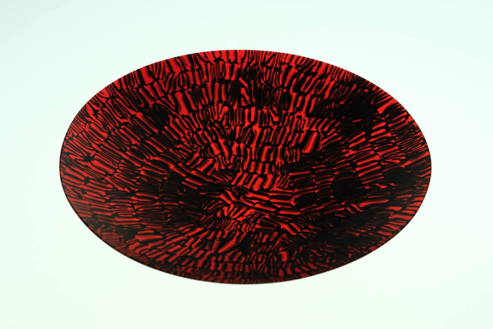 Schale "murrine rosso nero"