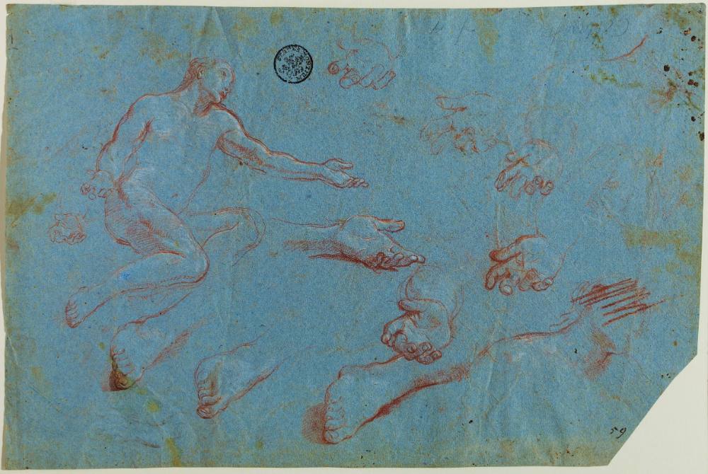 Studien zur Gestalt Christi (recto)