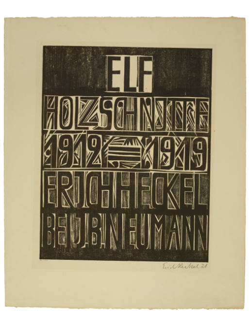 Title Page "Eleven Woodcuts 1912-1919"
