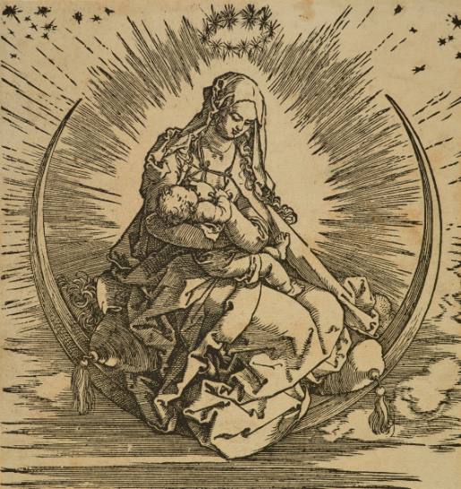 Maria auf der Mondsichel