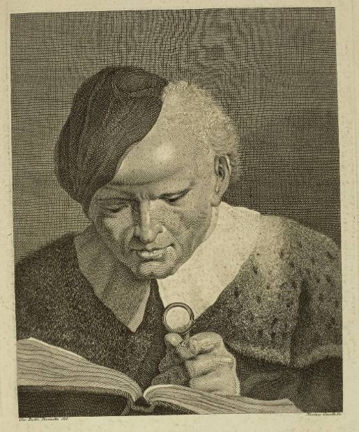 The Scholar with a Magnifying Glass
