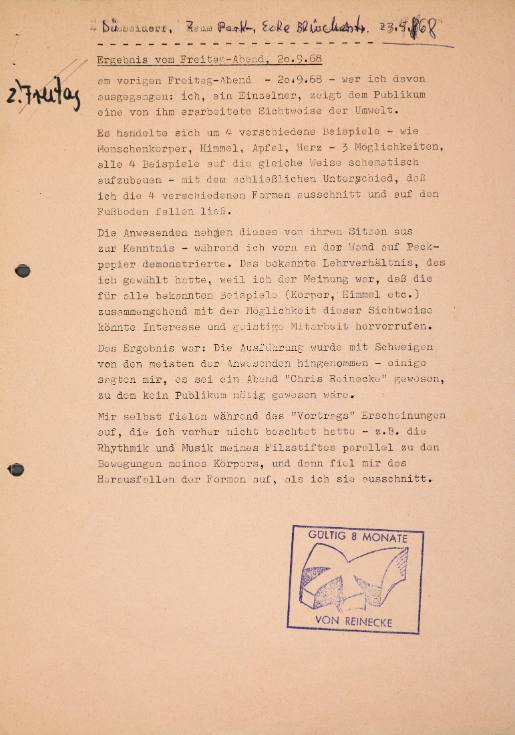 Result from Friday Evening, 20.09.68
