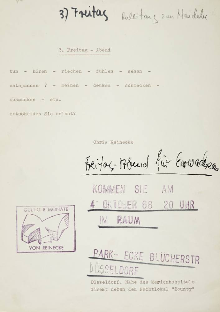 3. Freitag-Abend, 4.10.68