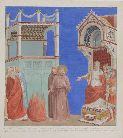 Der heilige Franziskus vor dem Sultan