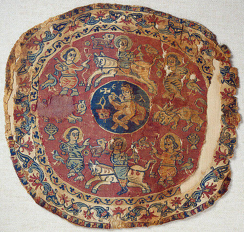 Medallion, fragment of a Coptic tunic