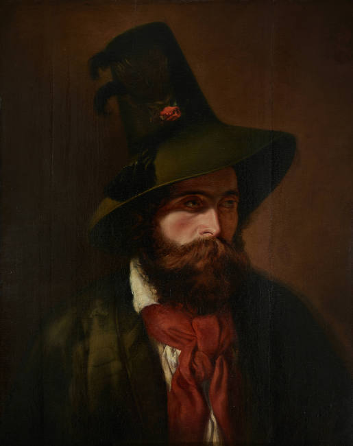 South Tyrolean Farmer with a High Hat