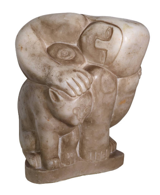 Woman with Cat