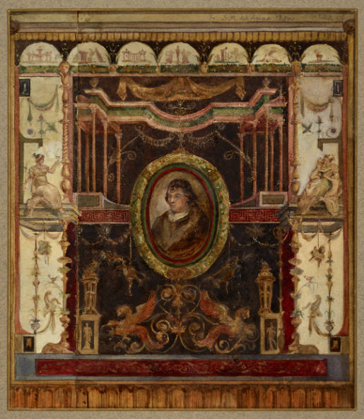 Wand aus S. M. dell'Anima, Rom