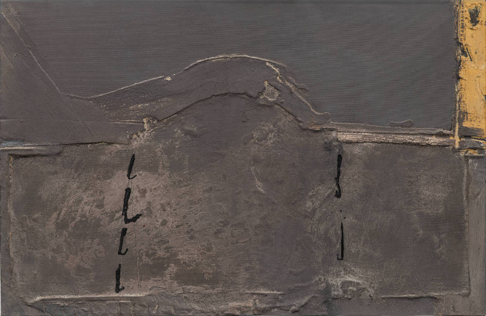 Six Black Brush Strokes