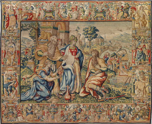Wandteppich aus der Odysseus-Folge