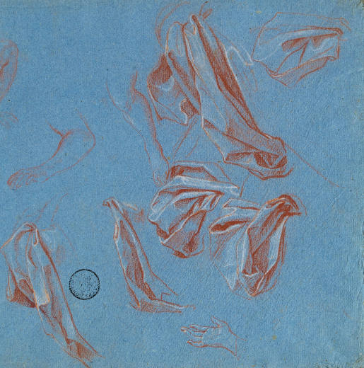 Drapery Studies for the Magi and the Virgin