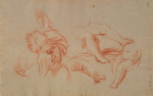 Studien zum Gemälde "Maria mit dem Jesusknaben, Johannes und Elisabeth"