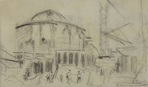 Bau des Planetariums (heutige Tonhalle)