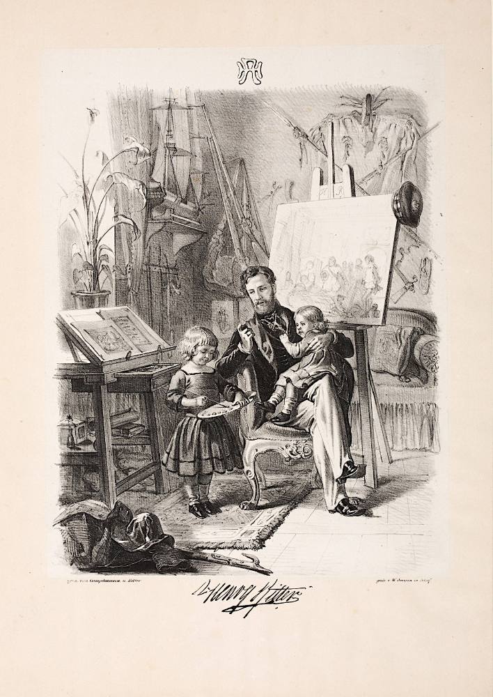 Henry Ritter in seinem Atelier