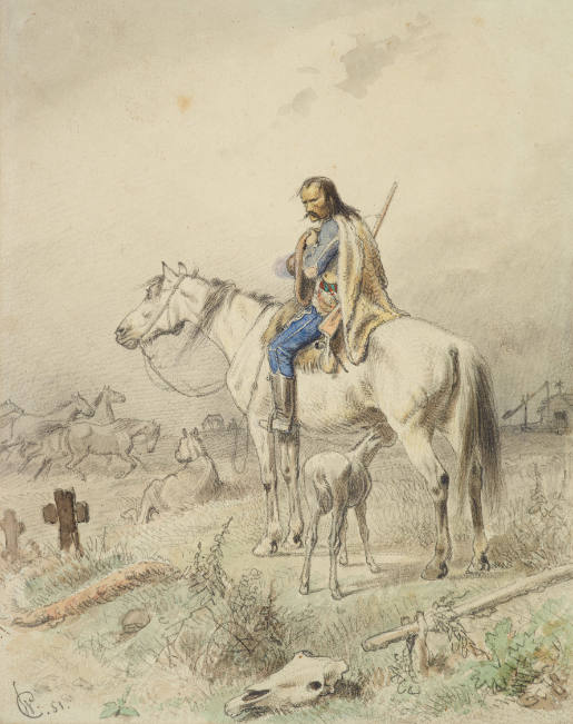 Hungarian on a Grey Mare