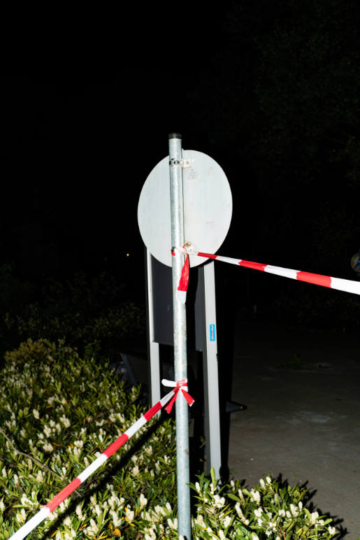 Ohne Titel (Montag, Kolpingplatz, Düsseldorf, April 2020)