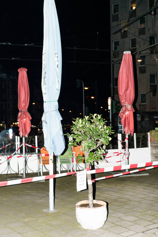 Ohne Titel (Freitag, Worringerstr., Düsseldorf, Februar 2021)