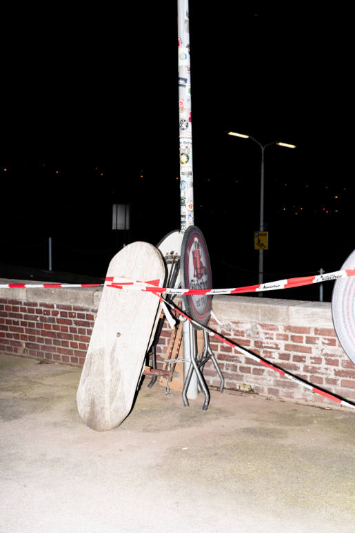 Ohne Titel (Montag, Joseph-Beuys-Ufer, Düsseldorf, Februar 2021)