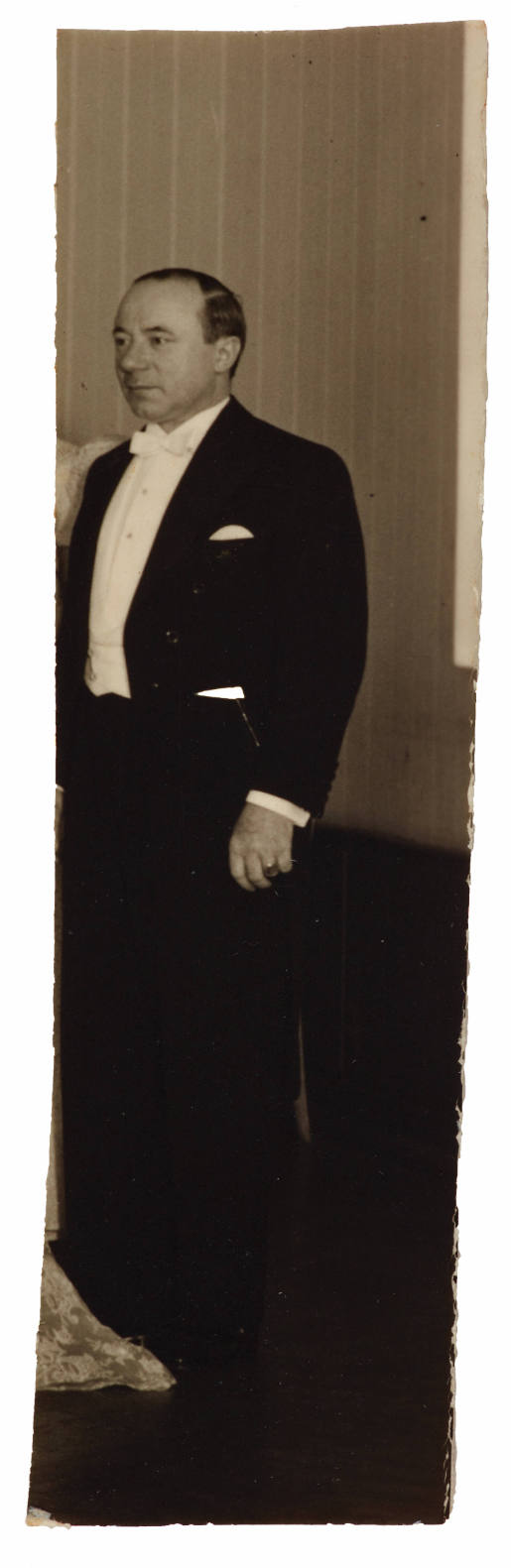 Trimmed Edge of a Photograph (Man in a Tailcoat)