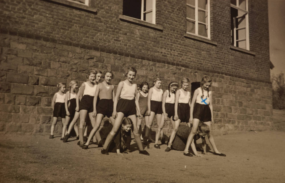 Gruppenfoto mit Markierung