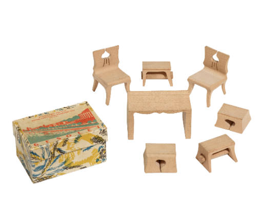 Furniture Puzzle Set with Cardboard Box
