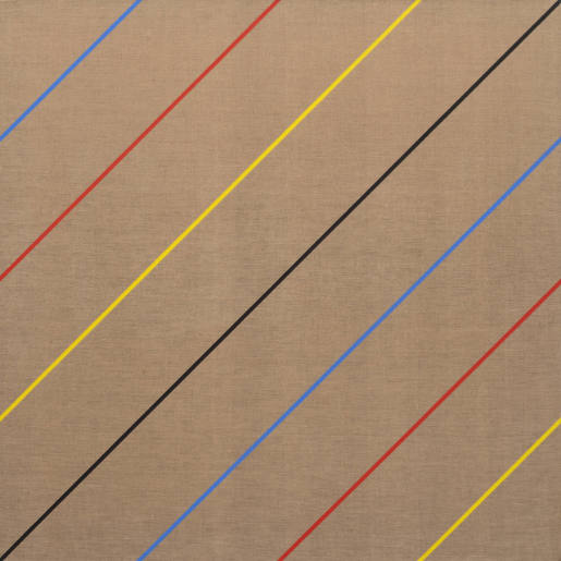 Markings VIII (Primary Colours Diagonally in a Square)